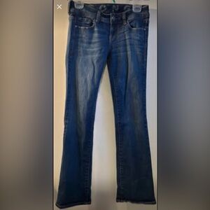 S.O.N.G Classic Dark Blue Women's Bootcut stretchy Jeans Size 5